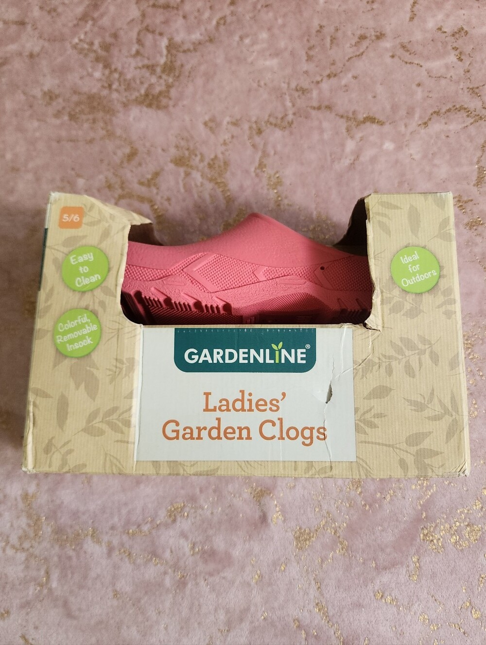 GARDENLINE | Ladies' Garden Clogs - Pink size 7/8